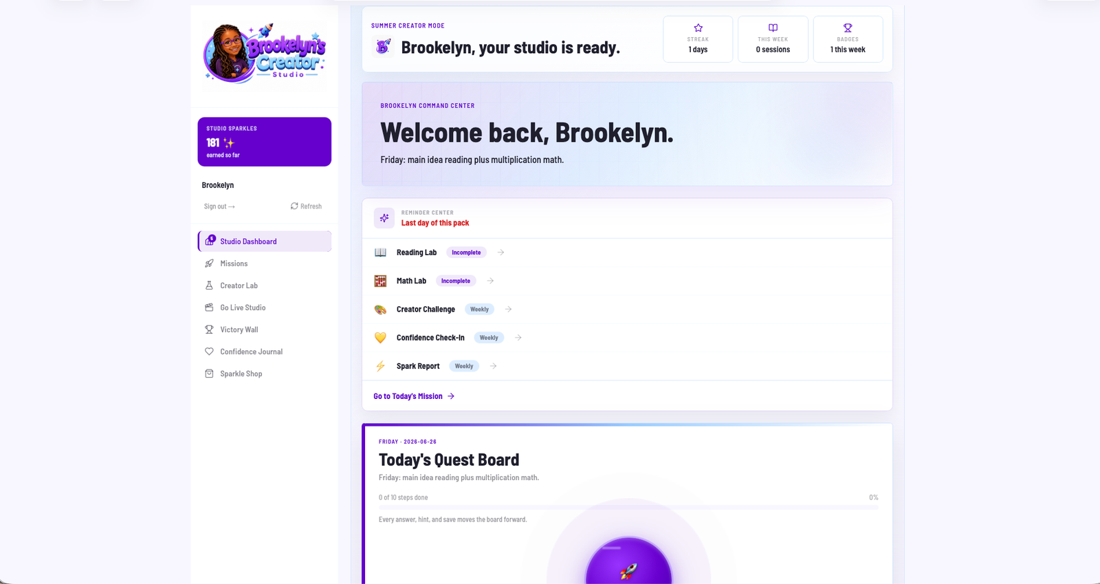Brookelyn’s Creator Studio